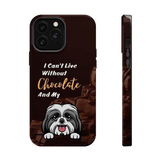 Chocolate and Dog iPhone 13 MagSafe Case (Shih tzu)