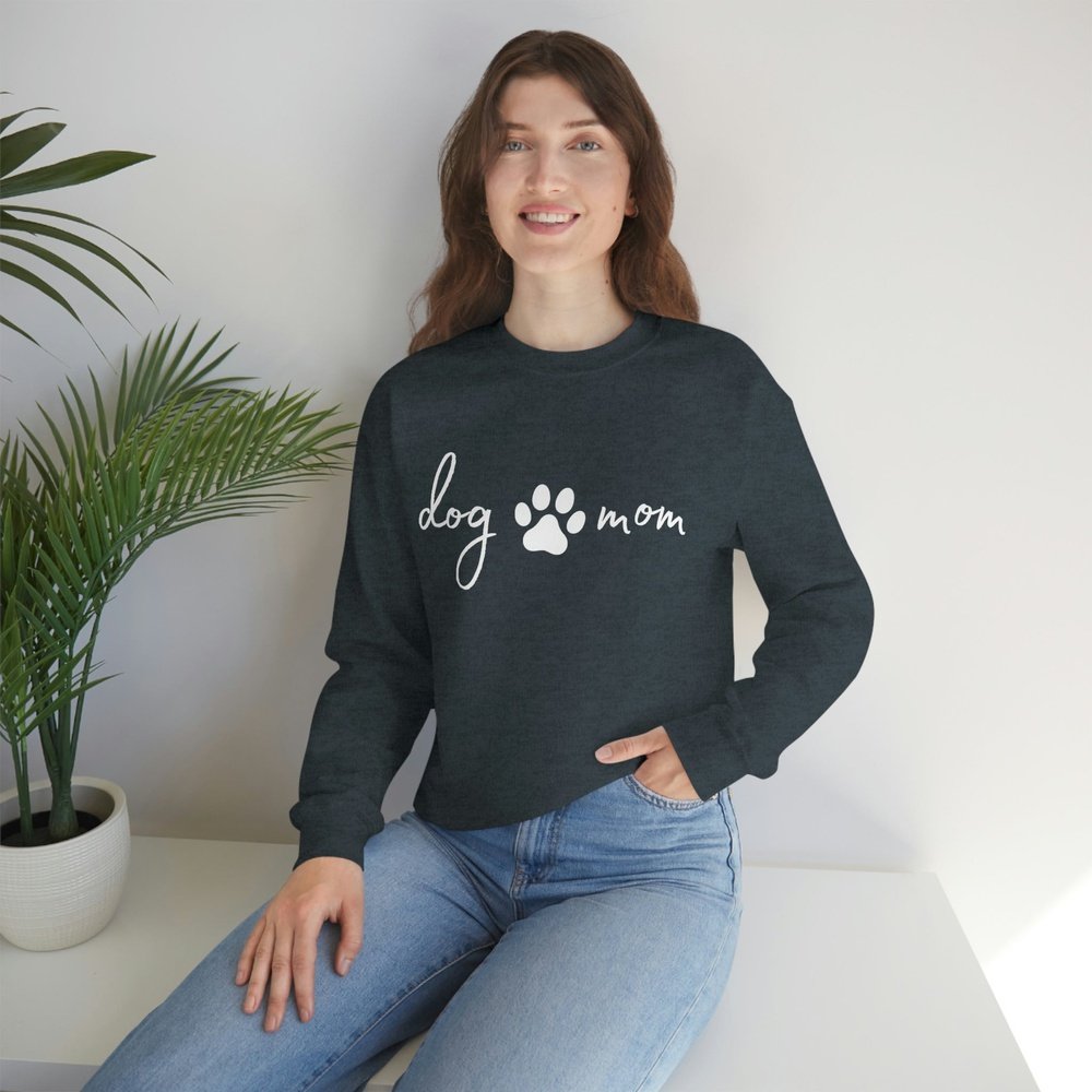 Dog Mom Sweatshirt, Shirt for Dog Moms, Sweats and gifts Where Dogs Shop