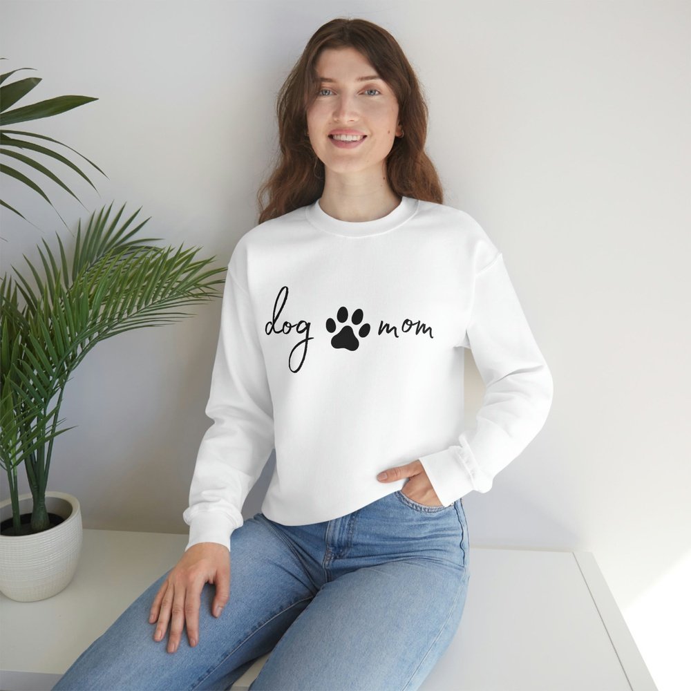 Dog Mom Sweatshirt, Shirt for Dog Moms, Sweats and gifts Where Dogs Shop