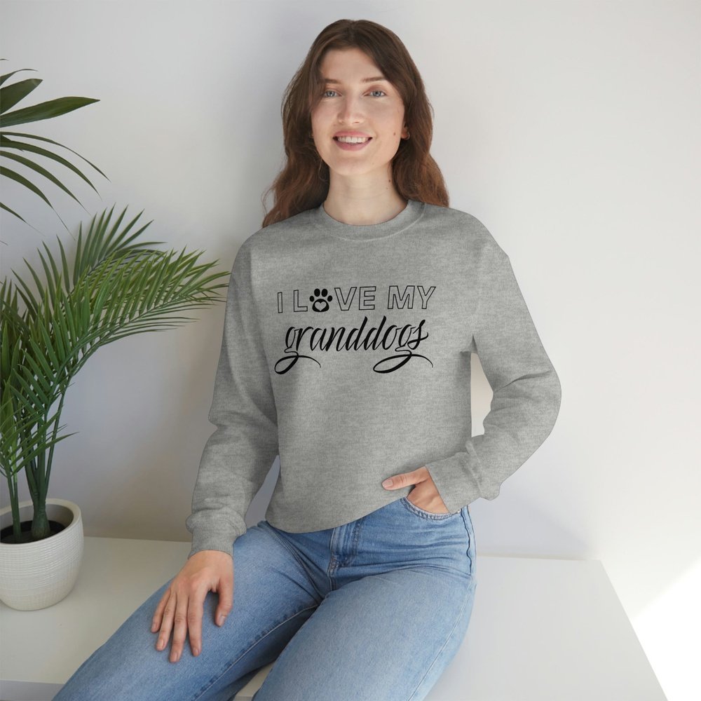 I Love My Granddogs Sweatshirt, Shirt for Women with Granddogs, Sweats and gifts Where Dogs Shop