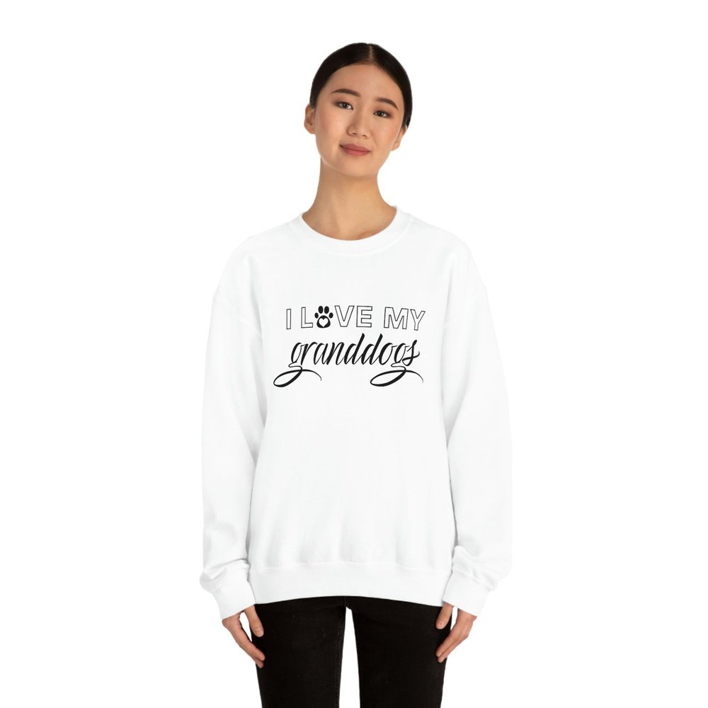 I Love My Granddogs Sweatshirt, Shirt for Women with Granddogs, Sweats and gifts Where Dogs Shop