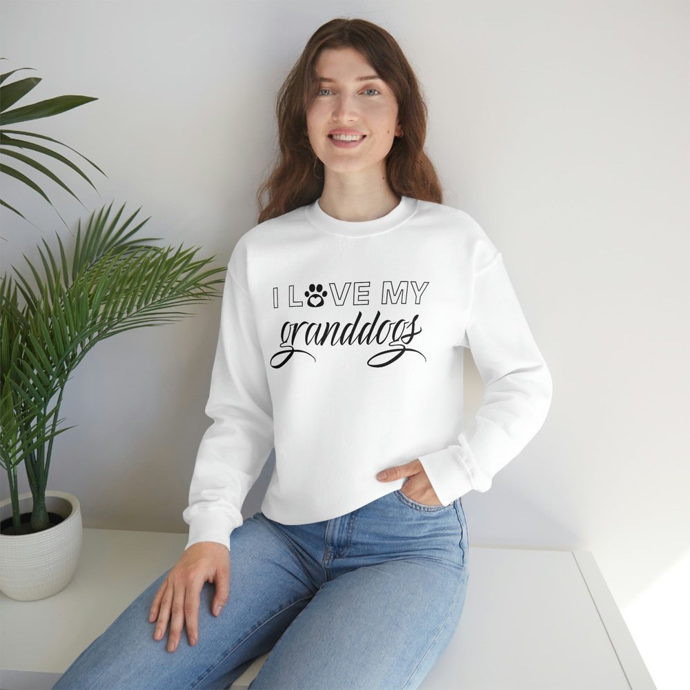 I Love My Granddogs Sweatshirt, Shirt for Women with Granddogs, Sweats and gifts Where Dogs Shop