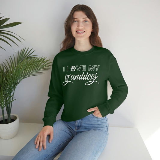 I Love My Granddogs Sweatshirt, Shirt for Women with Granddogs, Sweats and gifts Where Dogs Shop