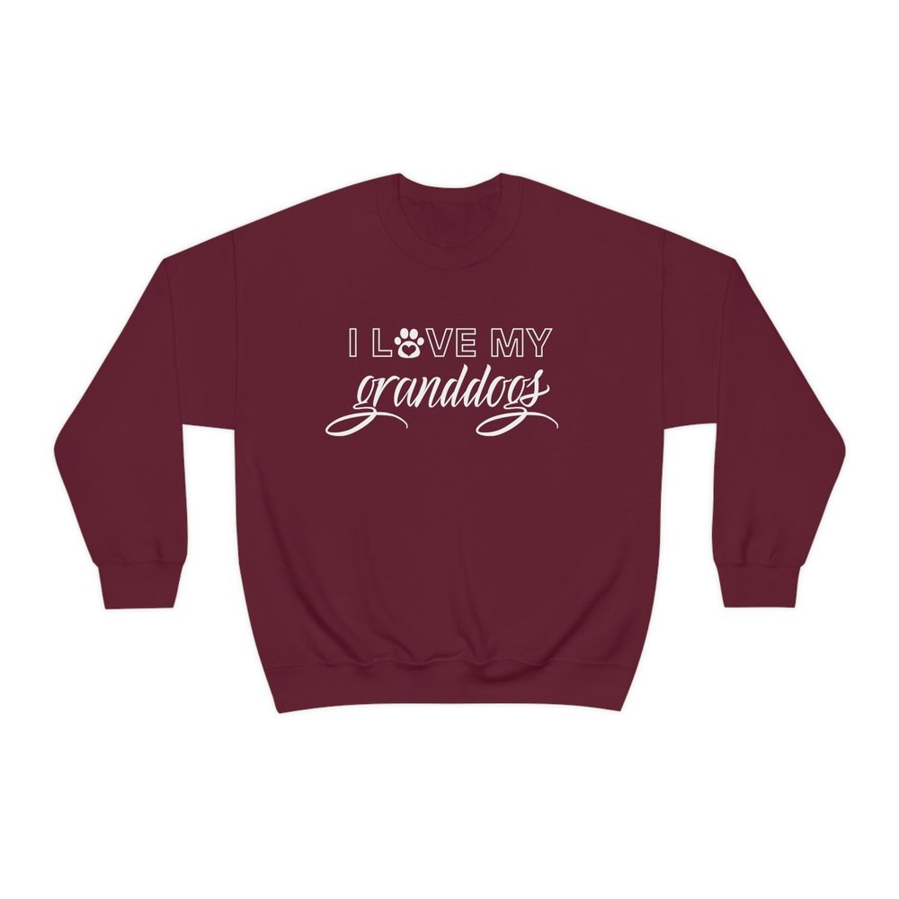 I Love My Granddogs Sweatshirt, Shirt for Women with Granddogs, Sweats and gifts Where Dogs Shop